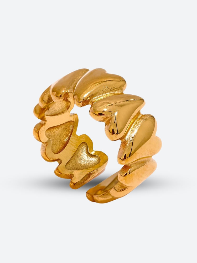 Heart Ring Gold