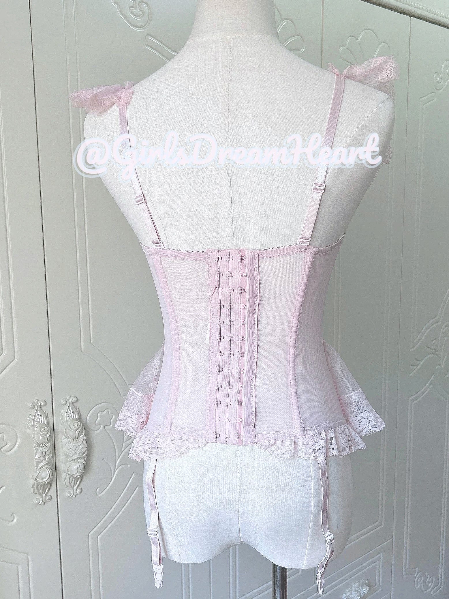 Sweet bow lace bra