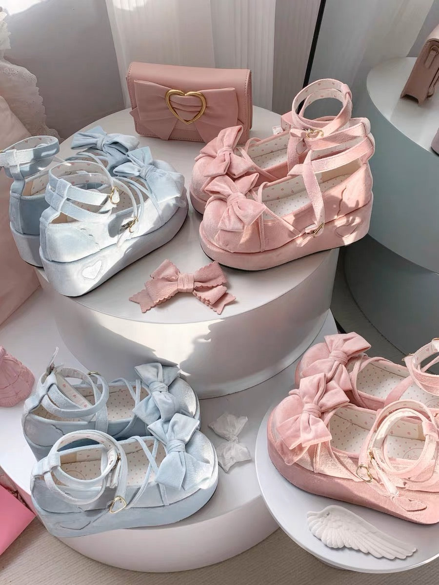 Muffin Doll Mid Heel Platforms
