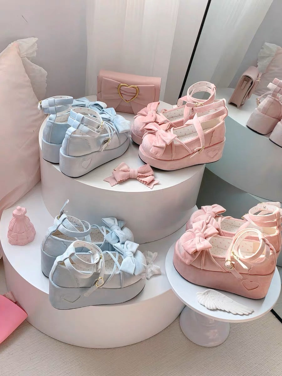 Muffin Doll Mid Heel Platforms