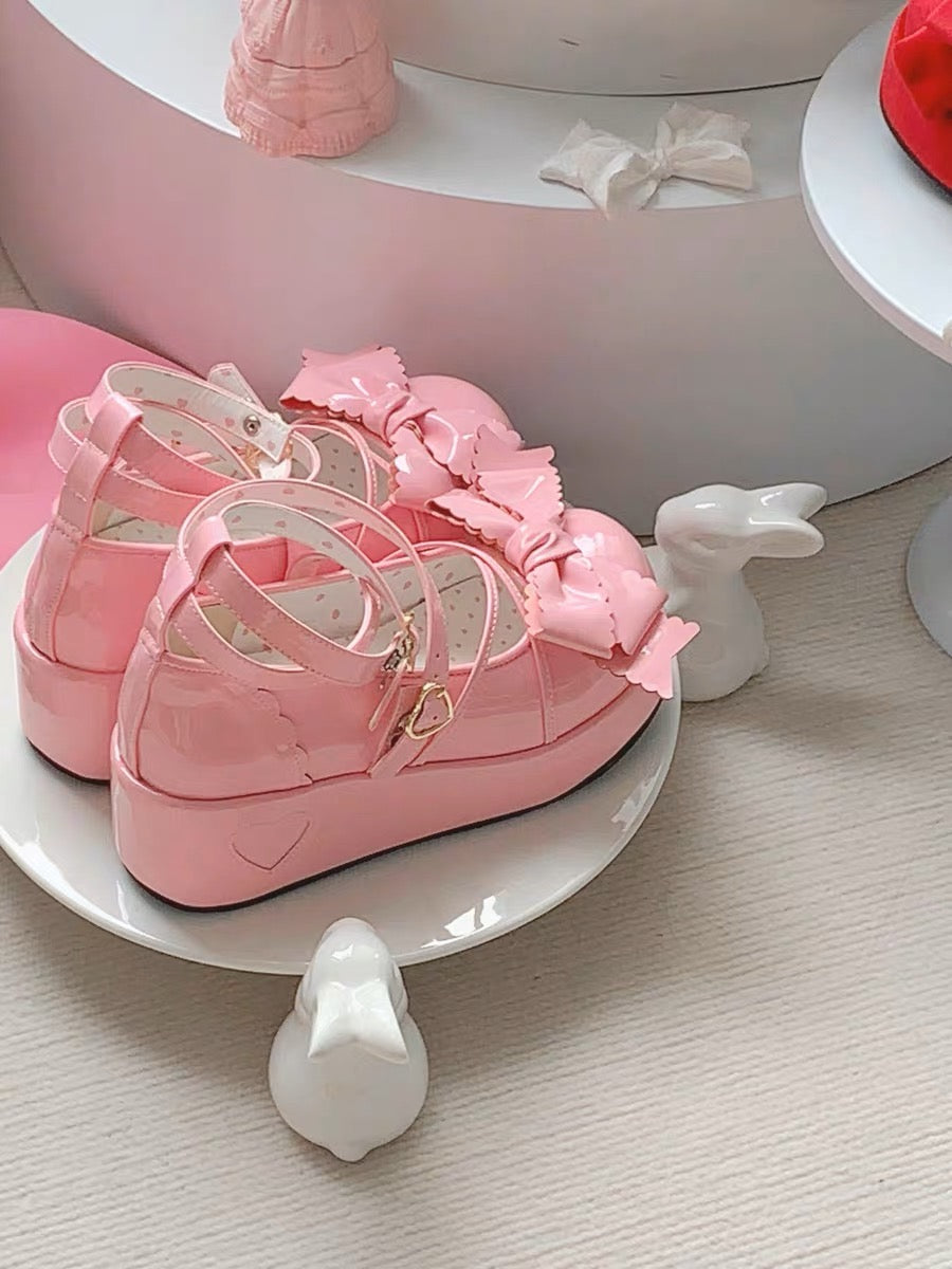 Muffin Doll Mid Heel Platforms