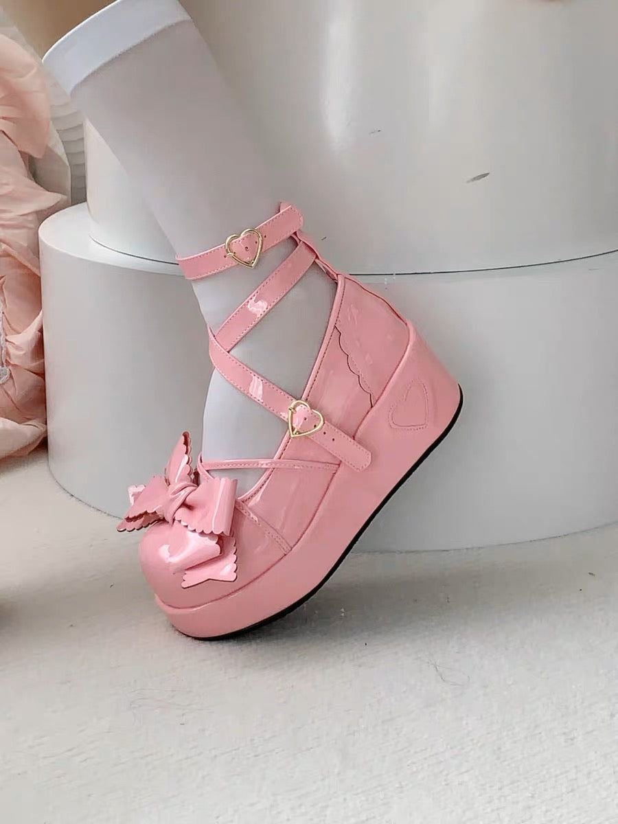 Muffin Doll Mid Heel Platforms