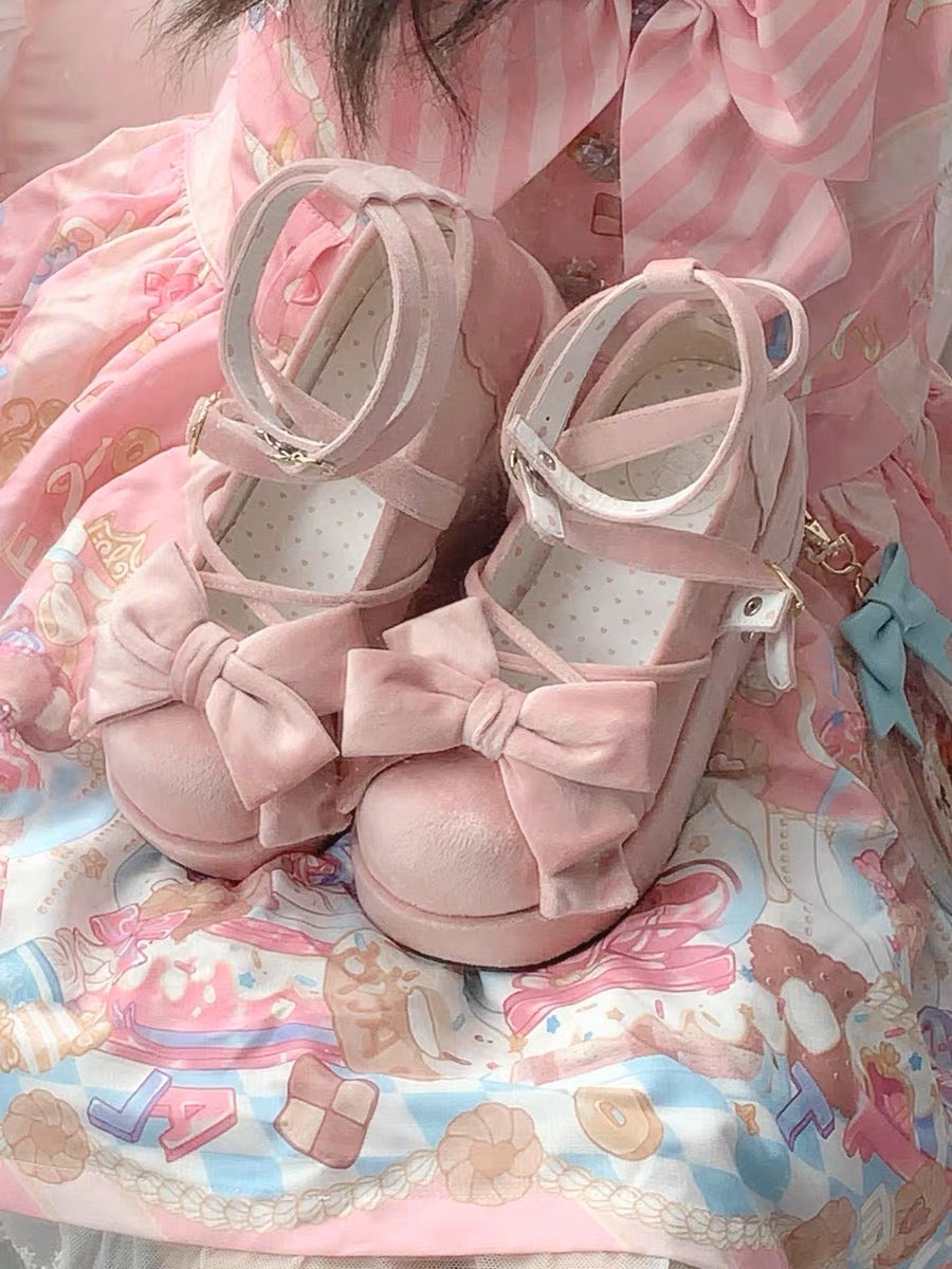 Muffin Doll Mid Heel Platforms