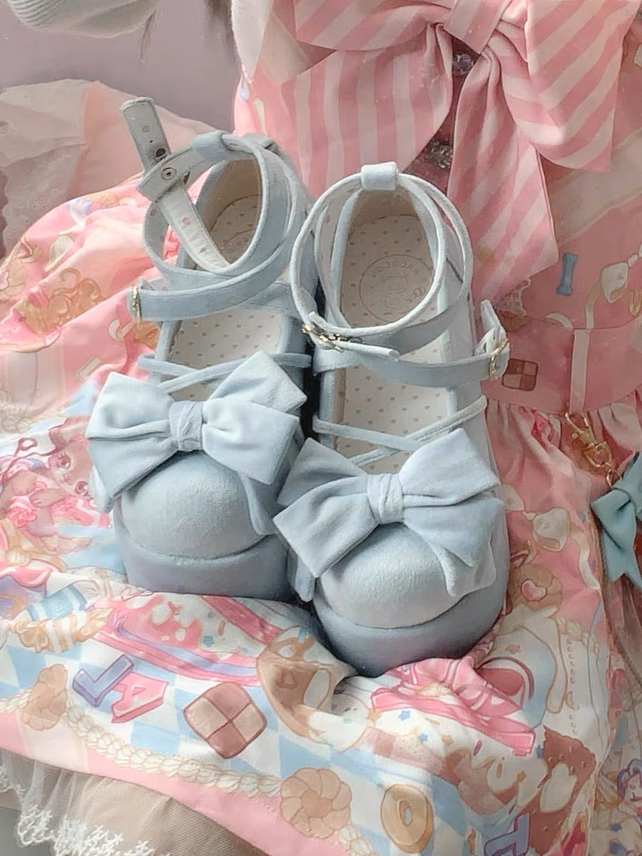 Muffin Doll Mid Heel Platforms