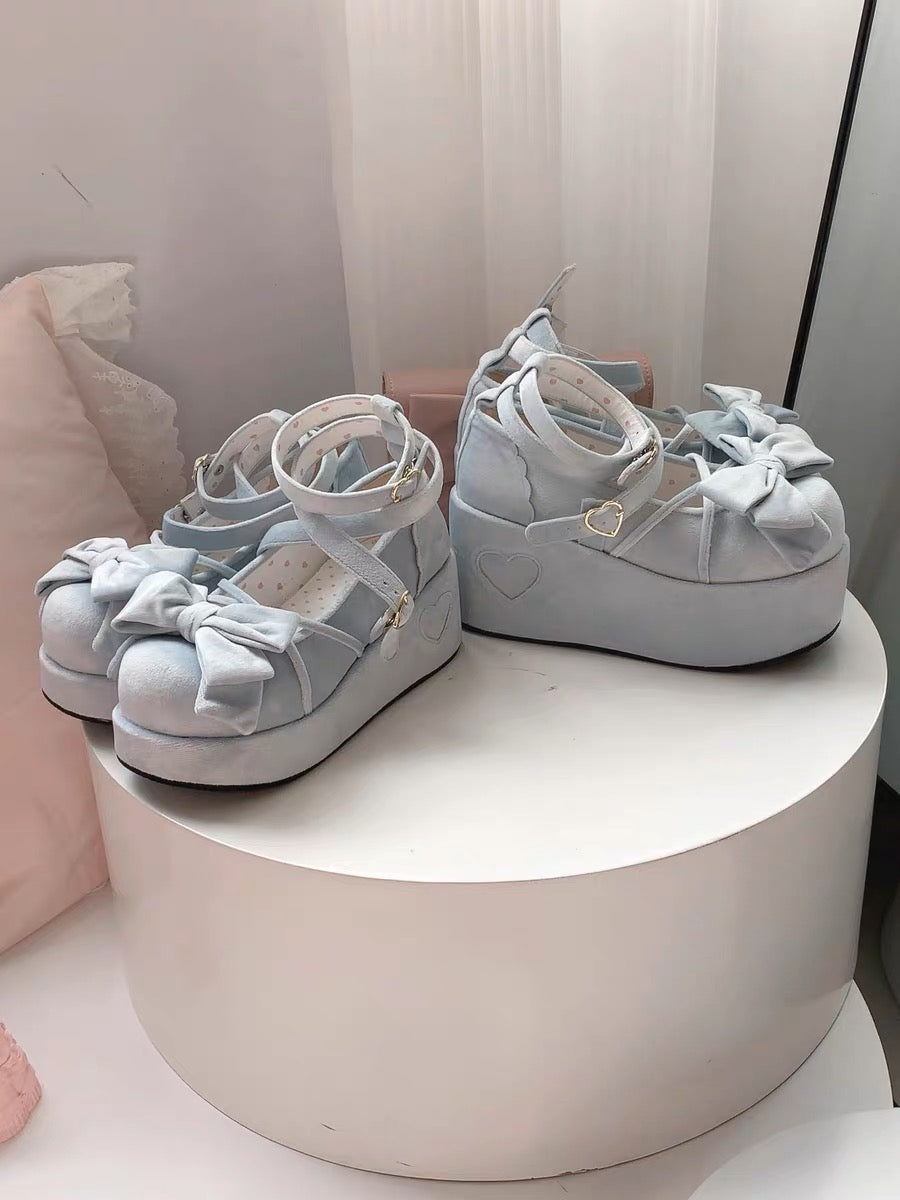 Muffin Doll Mid Heel Platforms