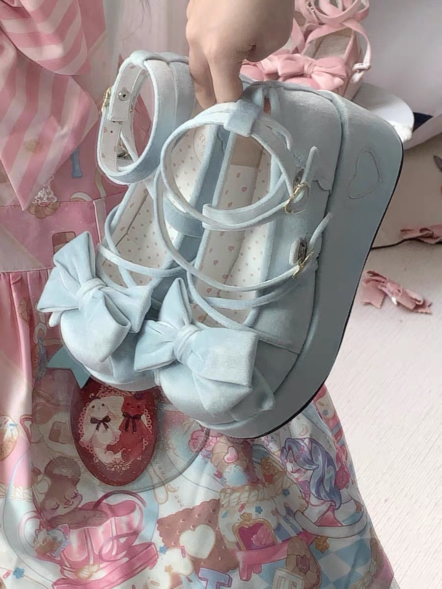 Muffin Doll Mid Heel Platforms