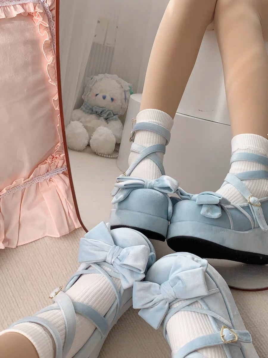 Muffin Doll Mid Heel Platforms