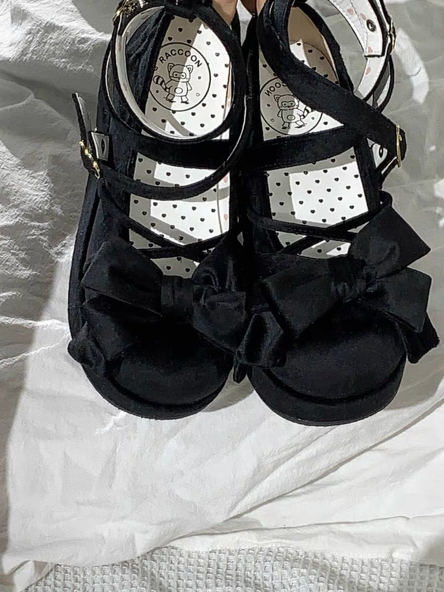 Muffin Doll Mid Heel Platforms