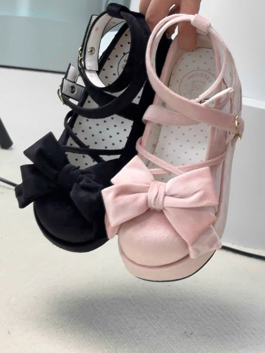 Muffin Doll Mid Heel Platforms