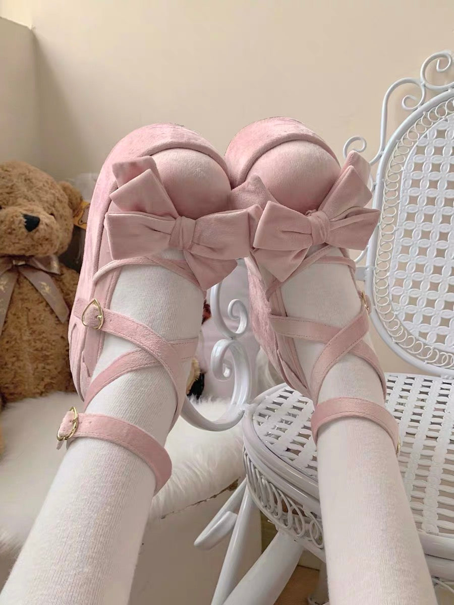 Muffin Doll Mid Heel Platforms