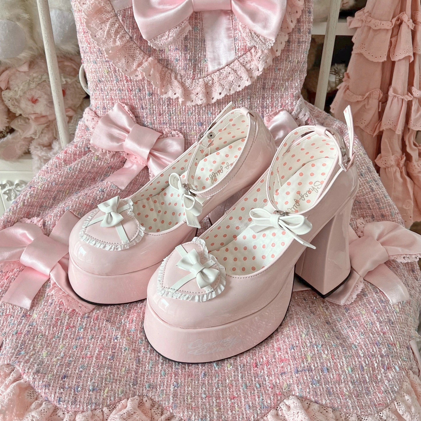 Creamy Cutie Pie High Heels