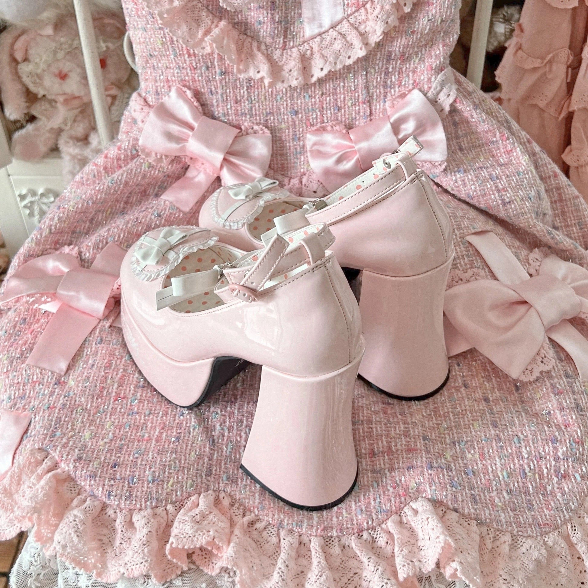 Creamy Cutie Pie High Heels