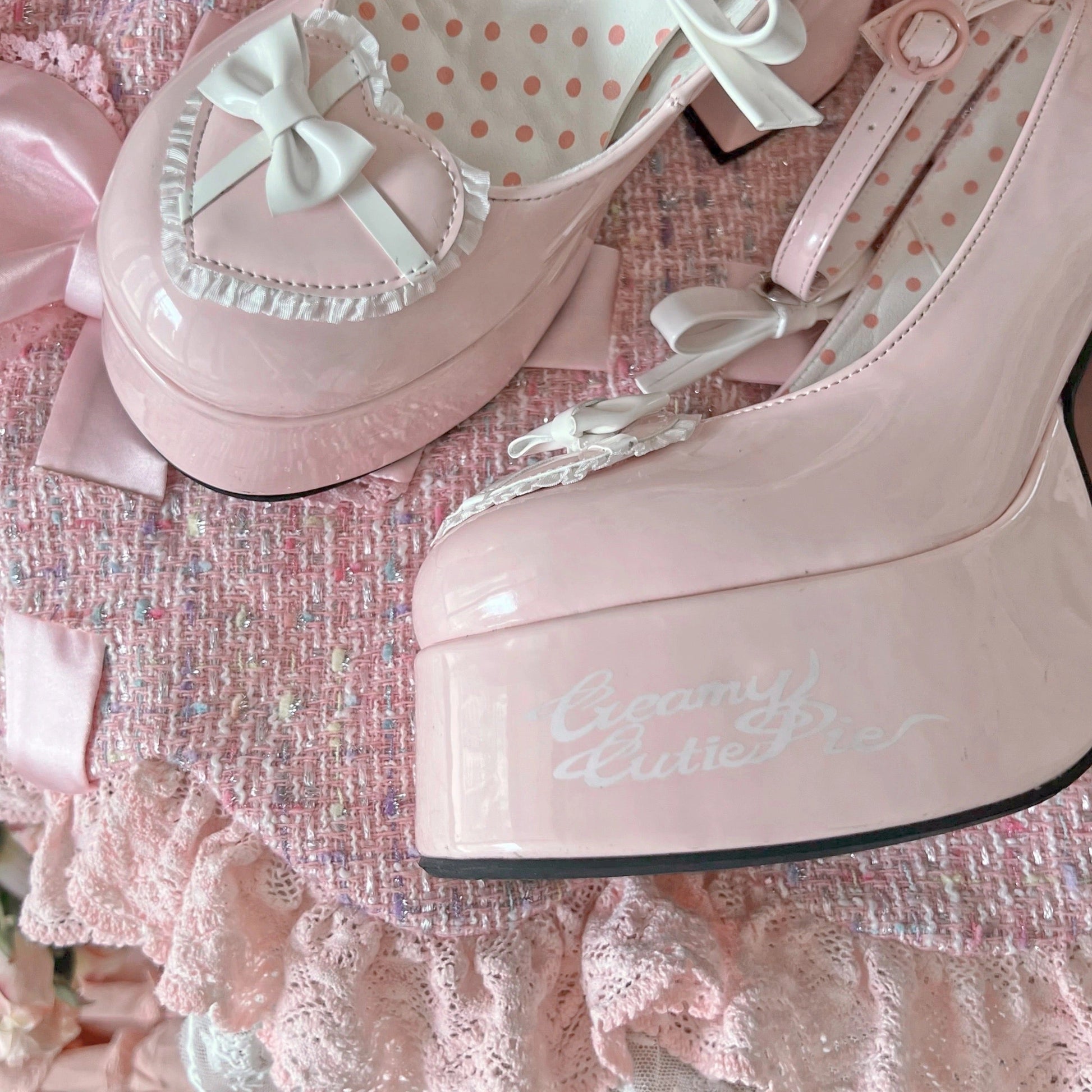 Creamy Cutie Pie High Heels