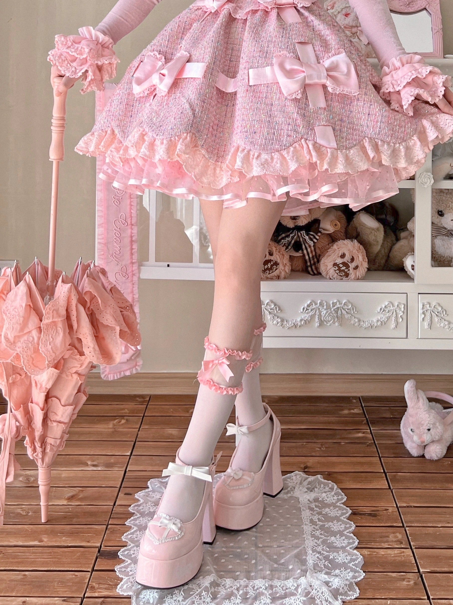 Creamy Cutie Pie High Heels