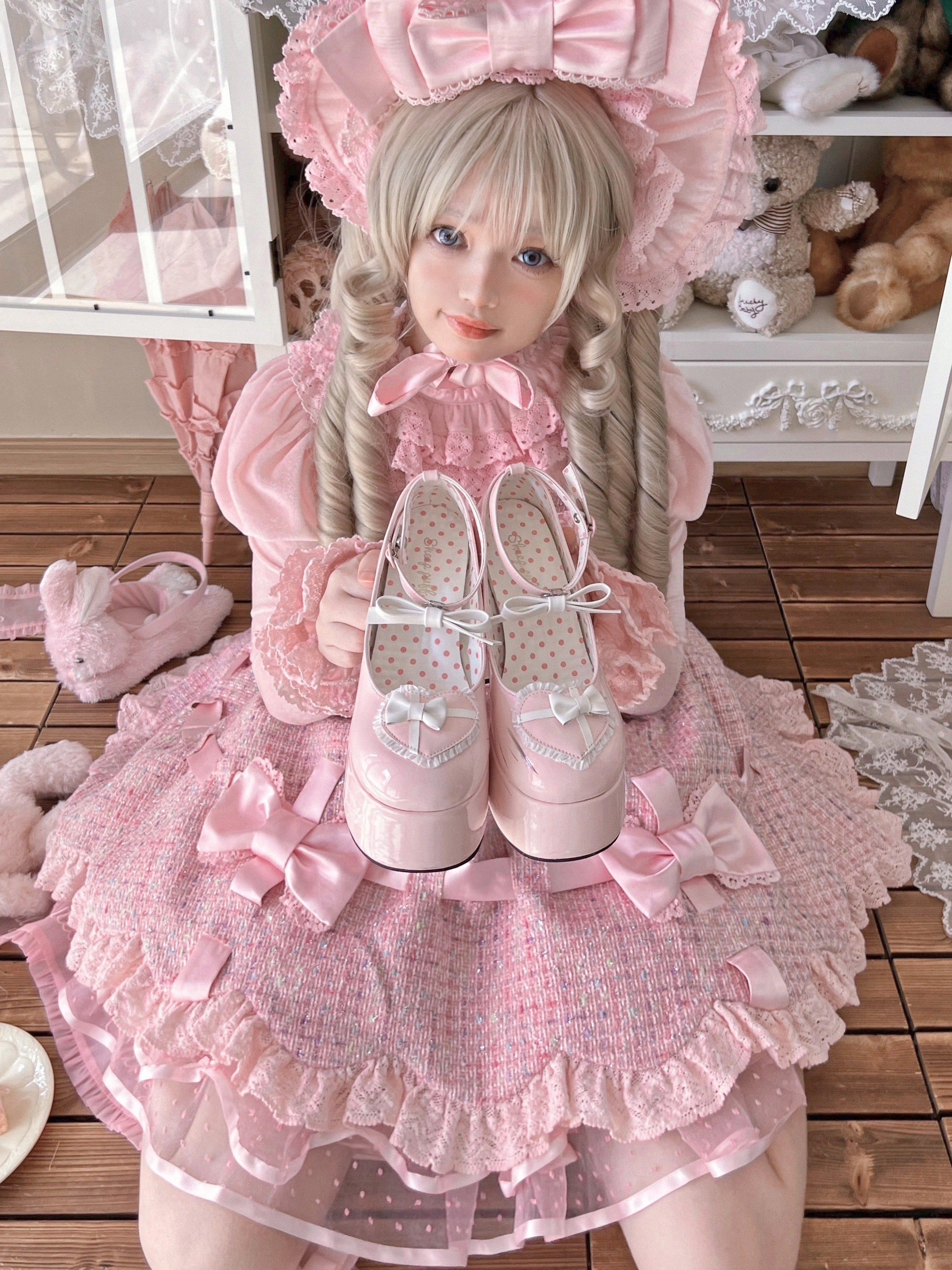 Creamy Cutie Pie High Heels