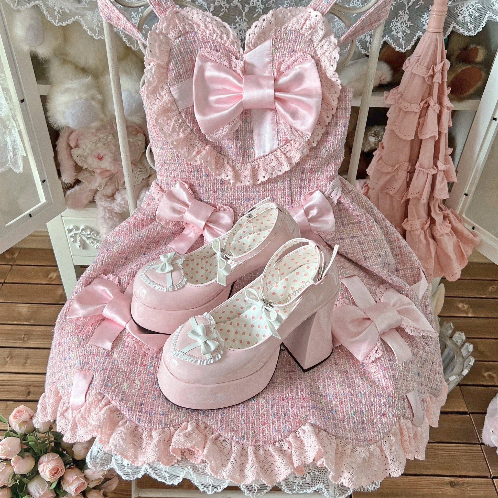 Creamy Cutie Pie High Heels