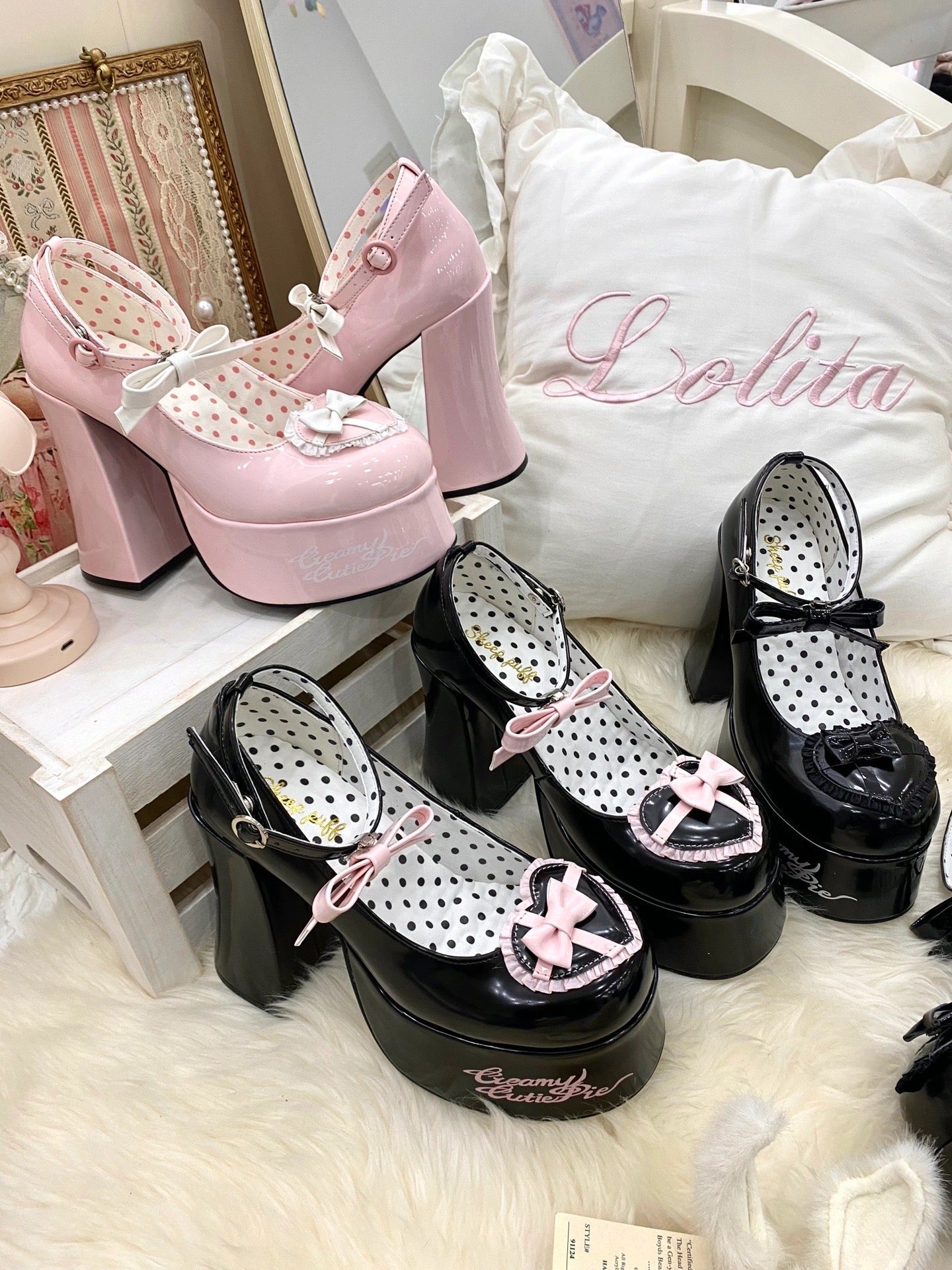Creamy Cutie Pie High Heels