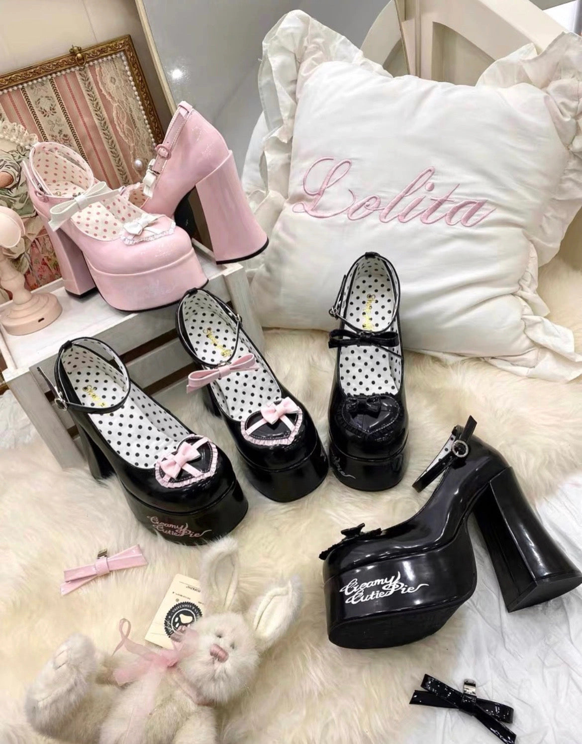 Creamy Cutie Pie High Heels