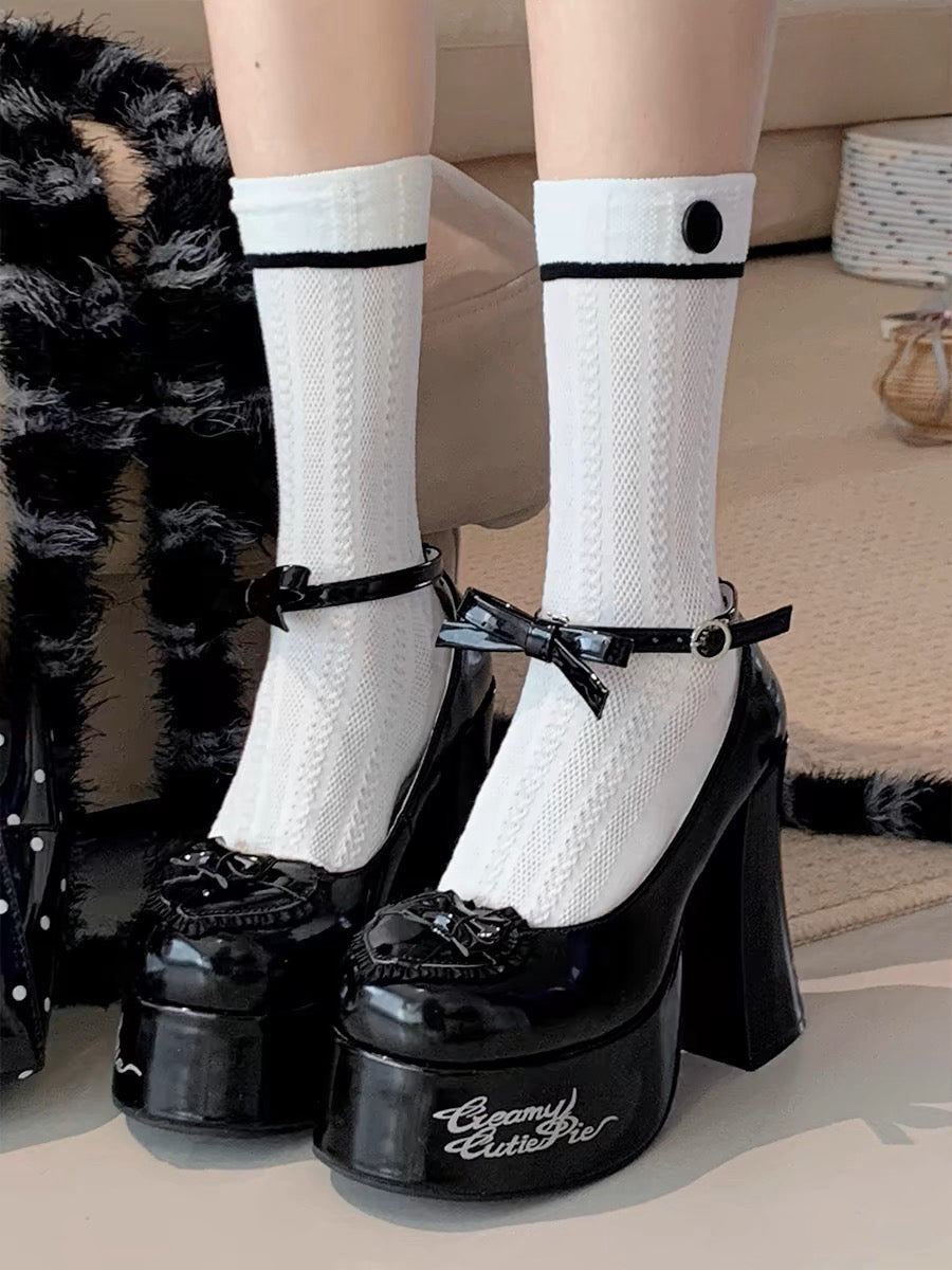 Creamy Cutie Pie High Heels