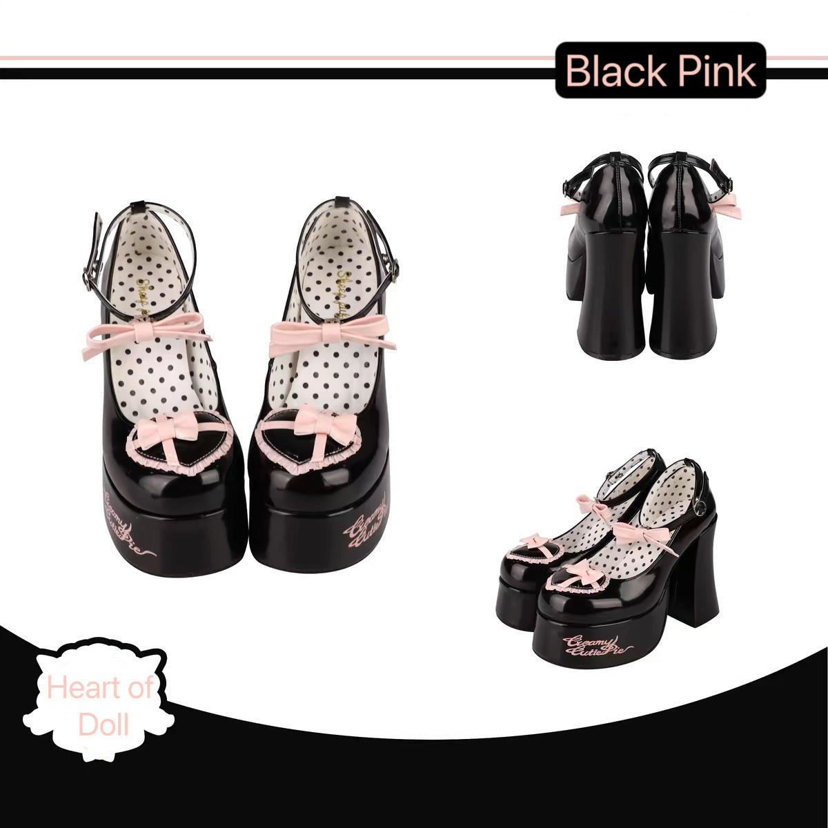 Creamy Cutie Pie High Heels