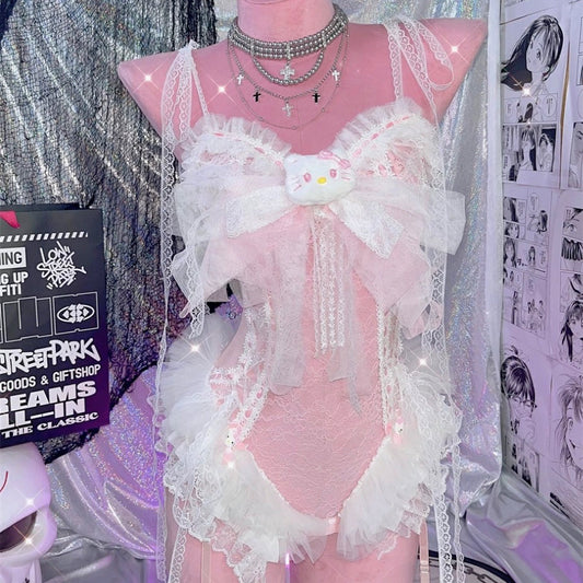 Lace Bow Bodysuit