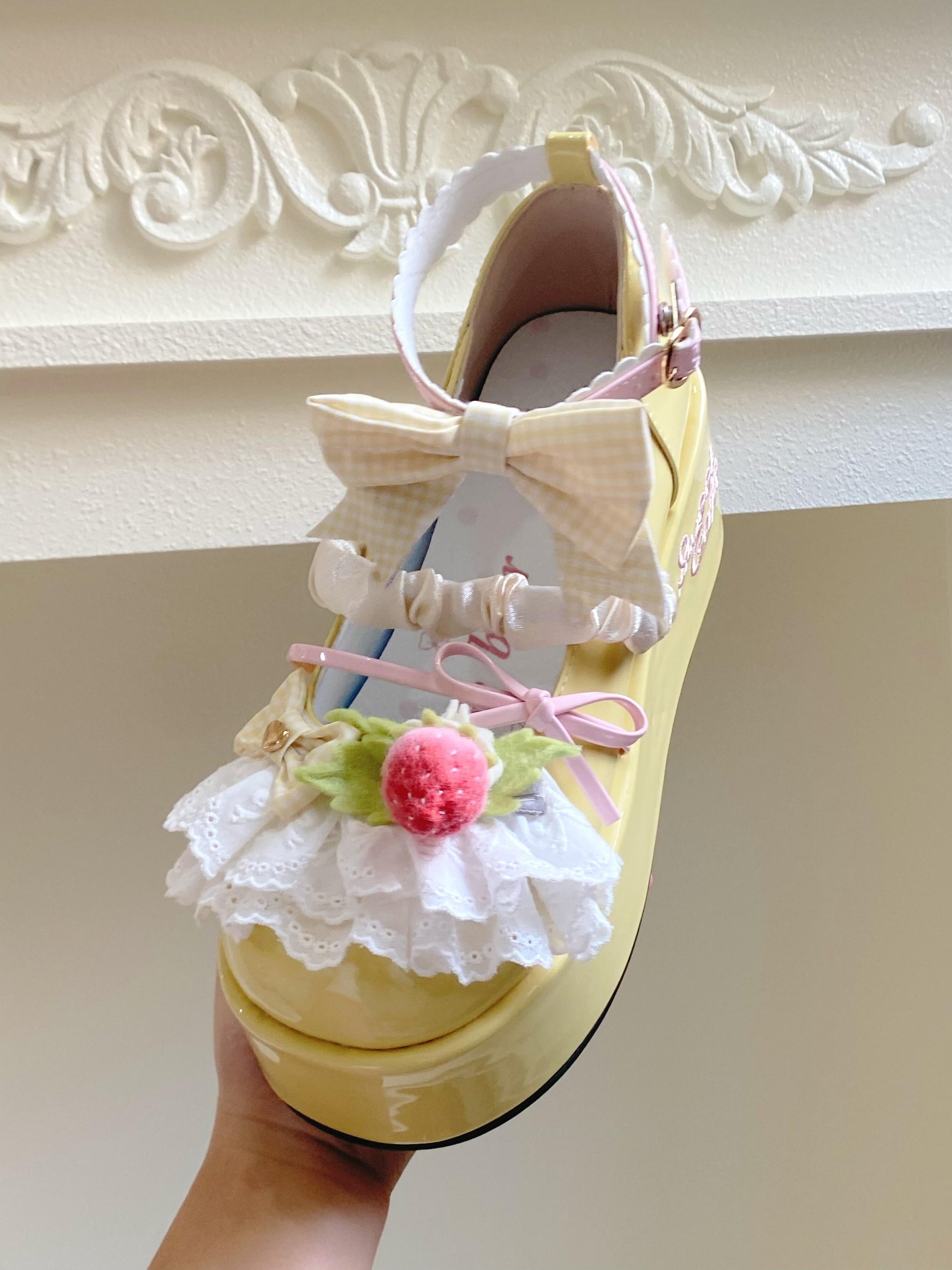 Strawberry Sweet Platforms Lolita Shoes