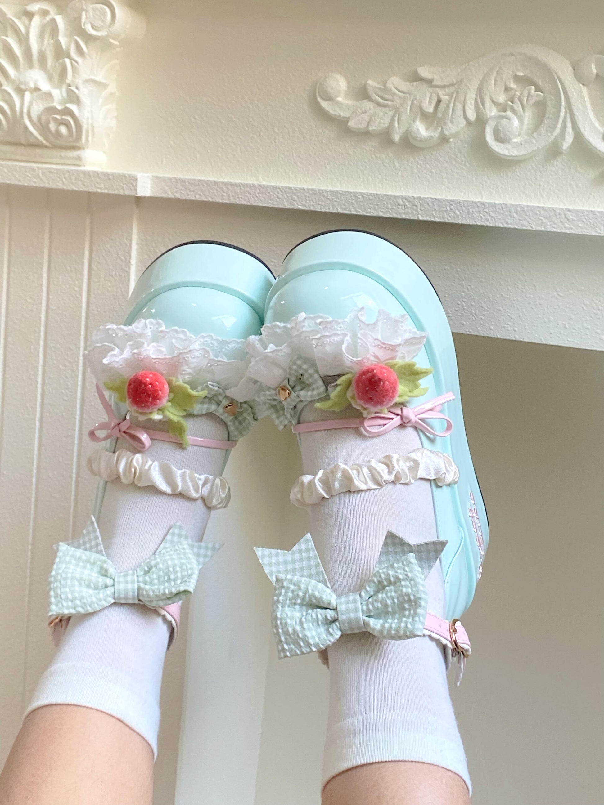 Strawberry Sweet Platforms Lolita Shoes