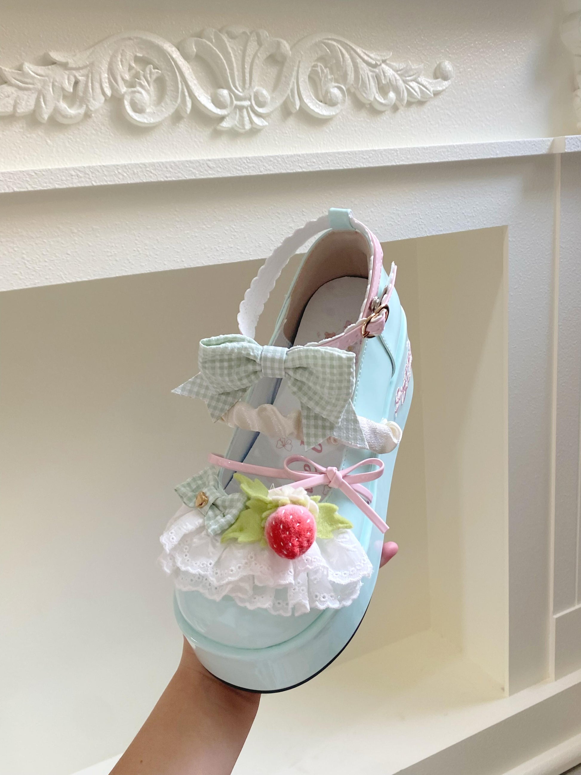 Strawberry Sweet Platforms Lolita Shoes
