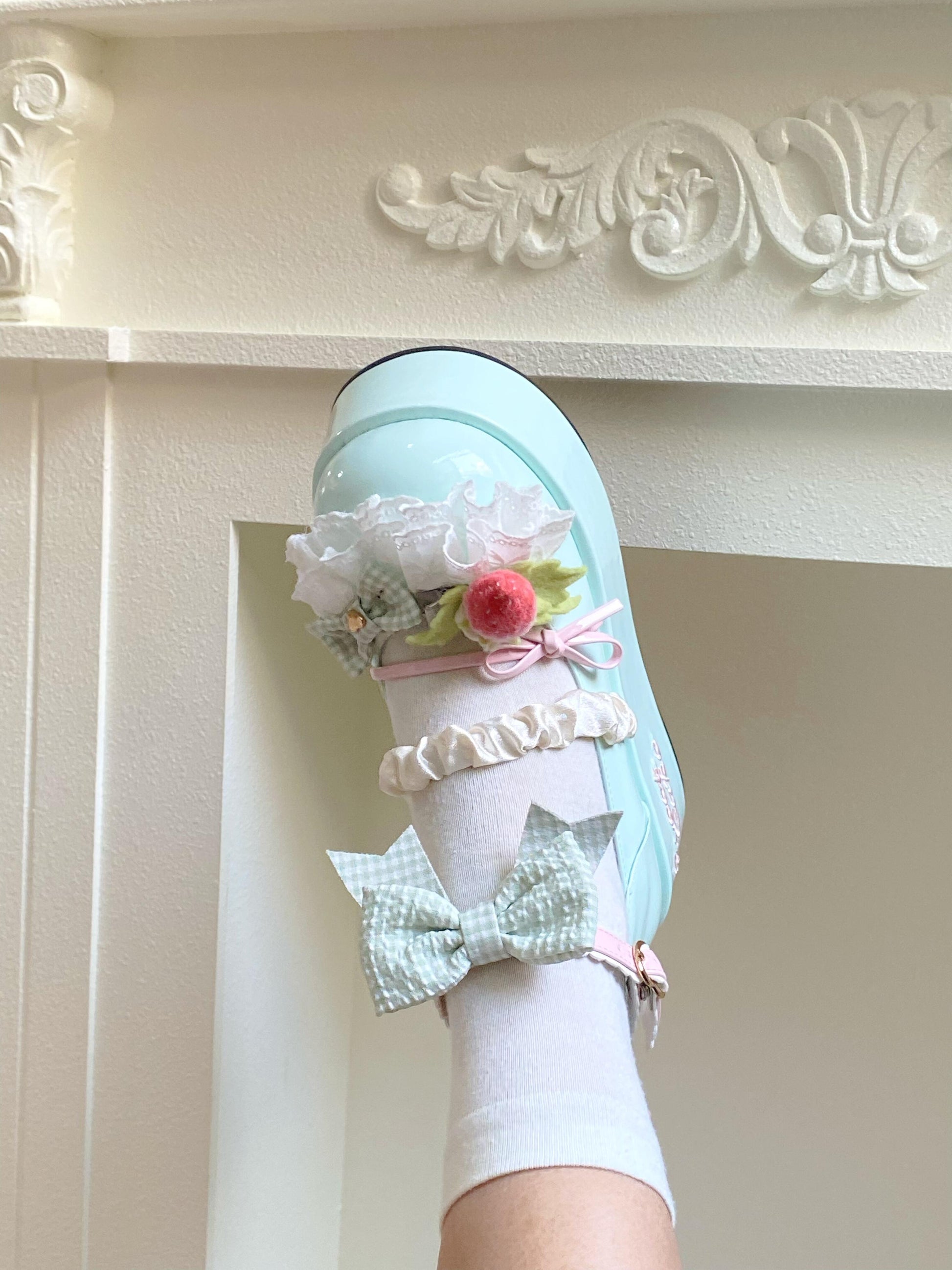 Strawberry Sweet Platforms Lolita Shoes