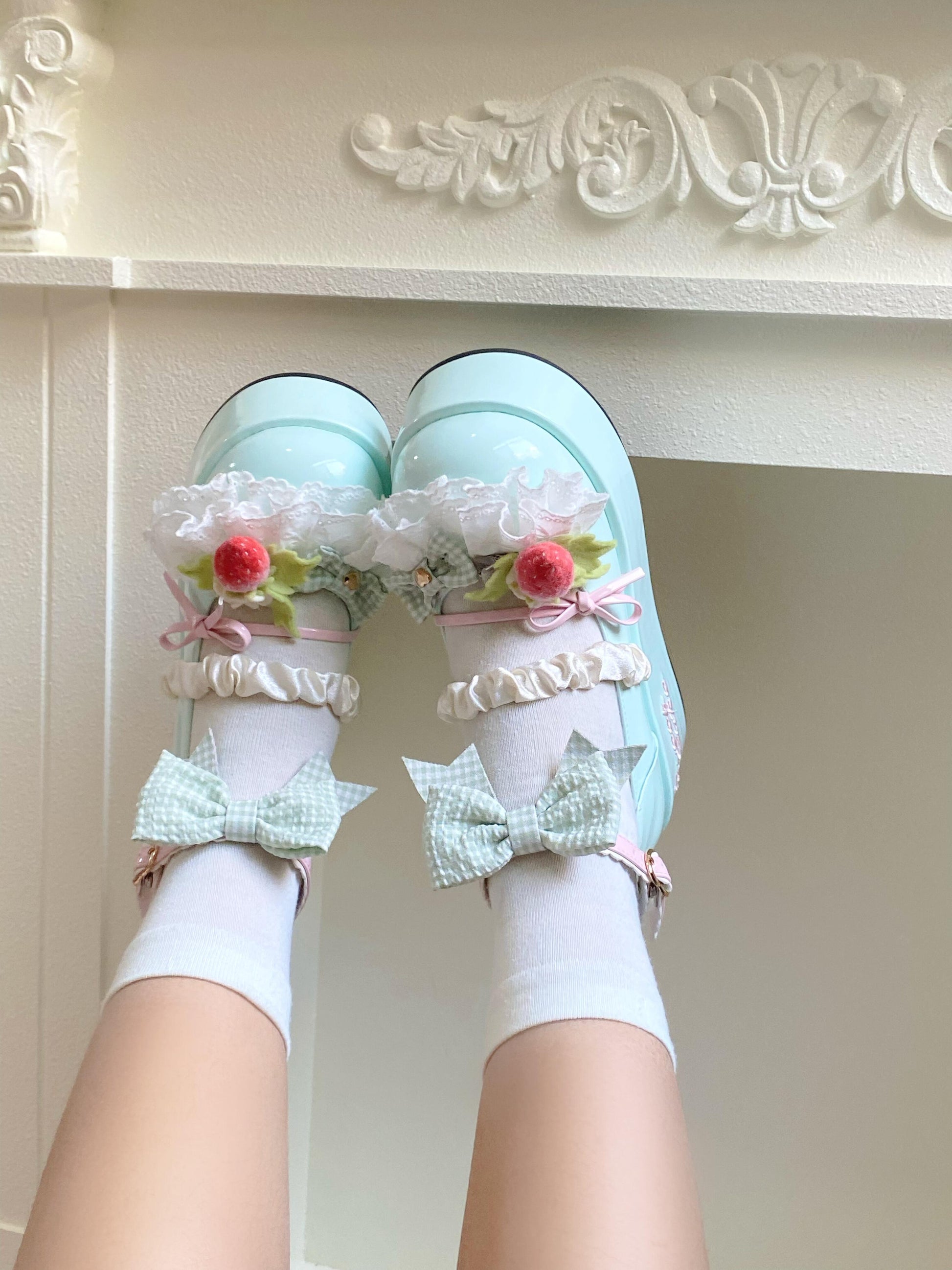 Strawberry Sweet Platforms Lolita Shoes