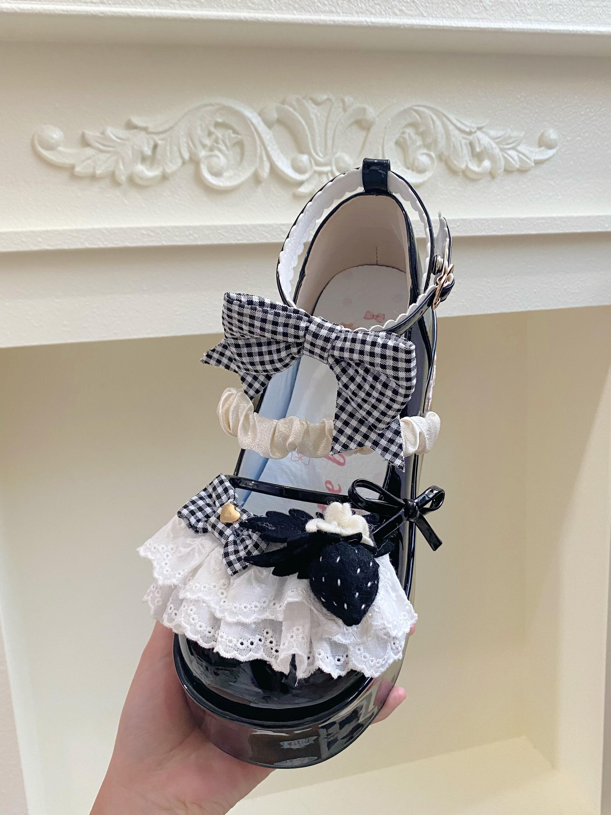 Strawberry Sweet Platforms Lolita Shoes