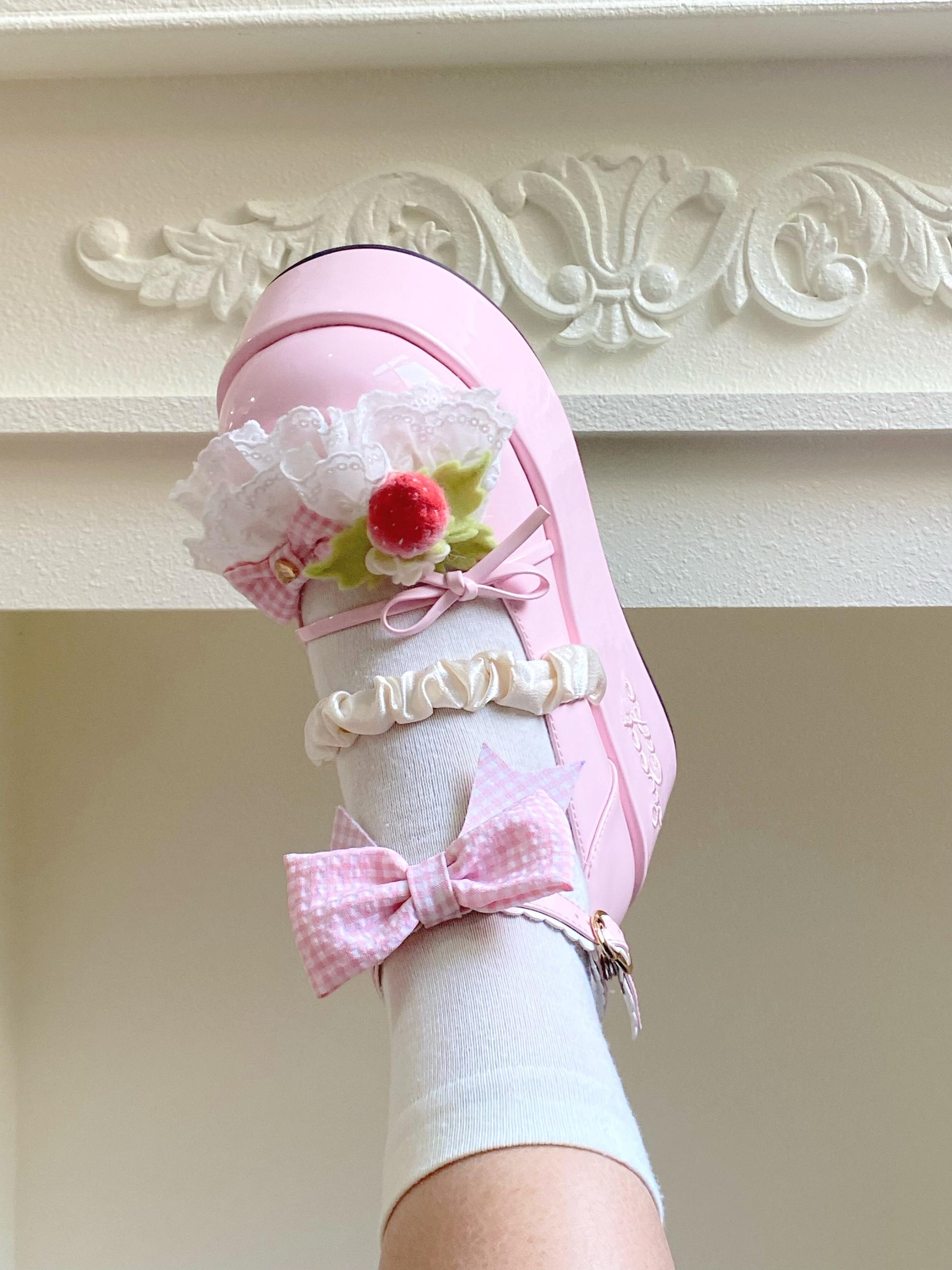 Strawberry Sweet Platforms Lolita Shoes