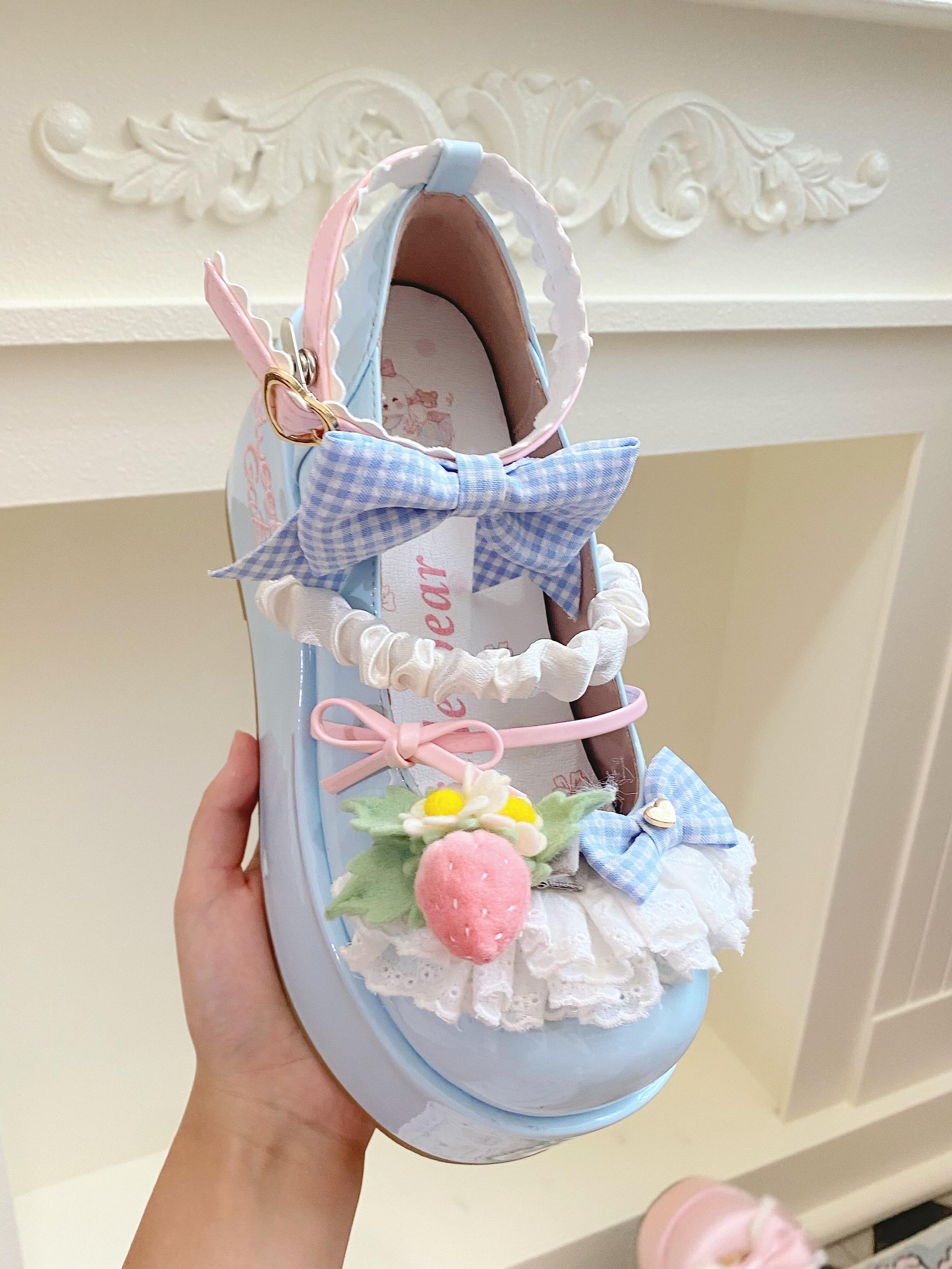 Strawberry Sweet Platforms Lolita Shoes