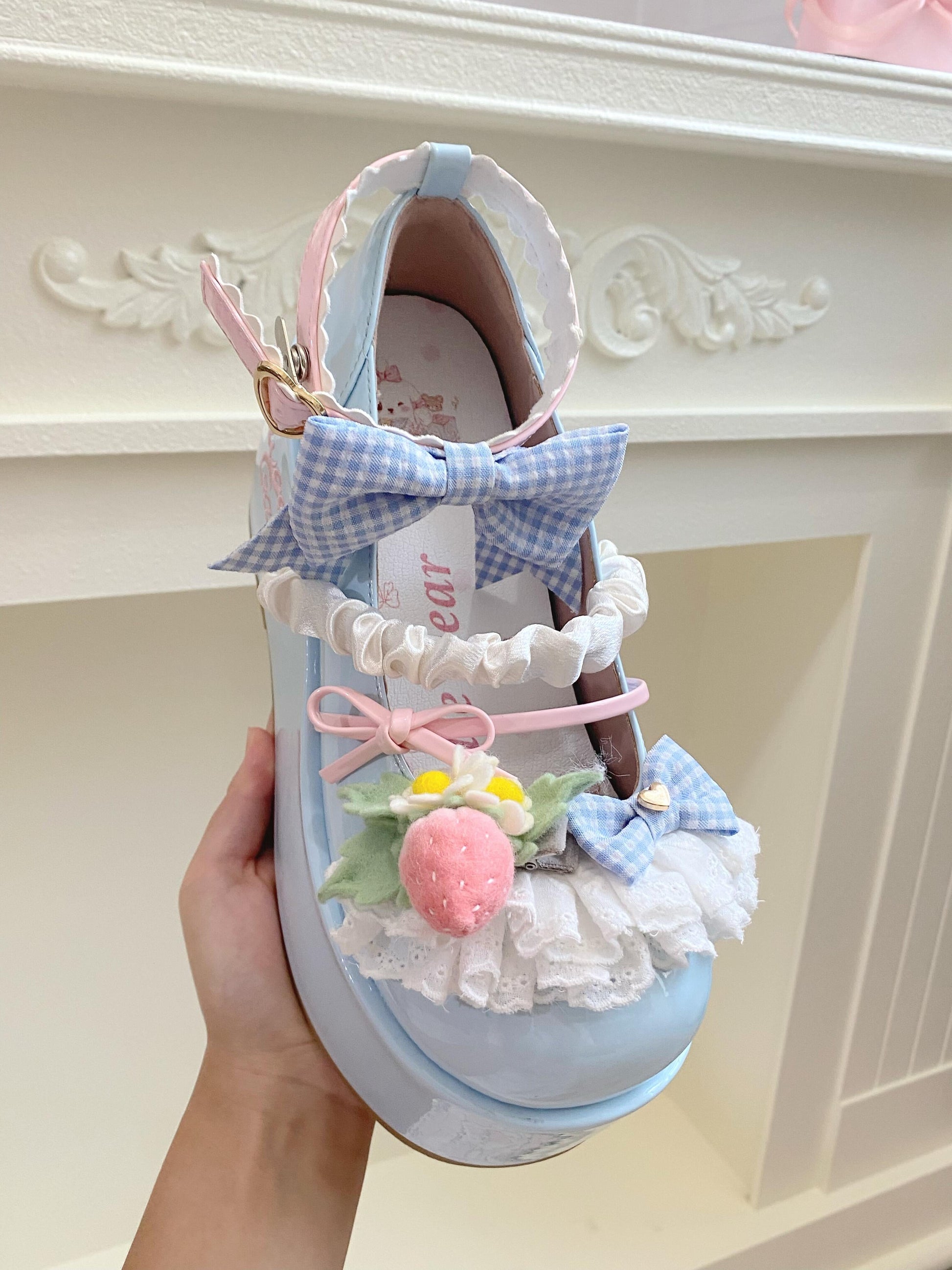 Strawberry Sweet Platforms Lolita Shoes
