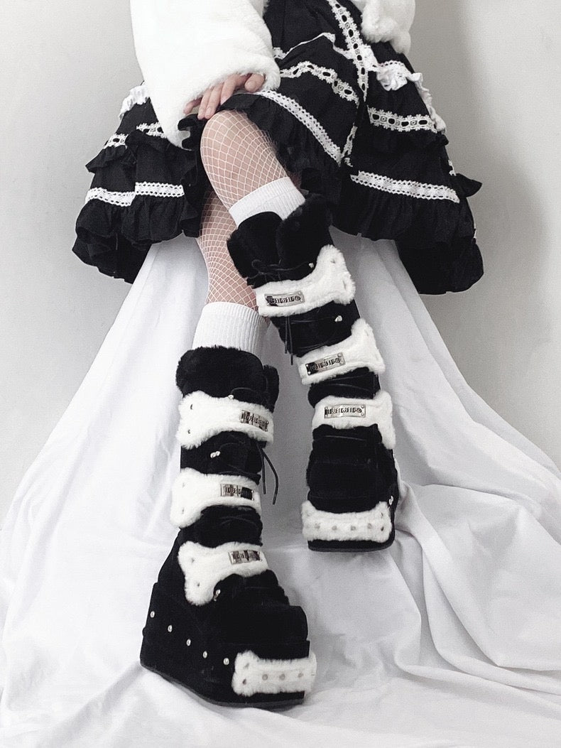 Melting Bones Y2K Chunky Boots