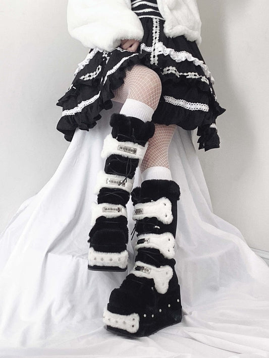 Melting Bones Y2K Chunky Boots