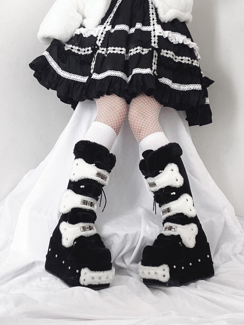 Melting Bones Y2K Chunky Boots