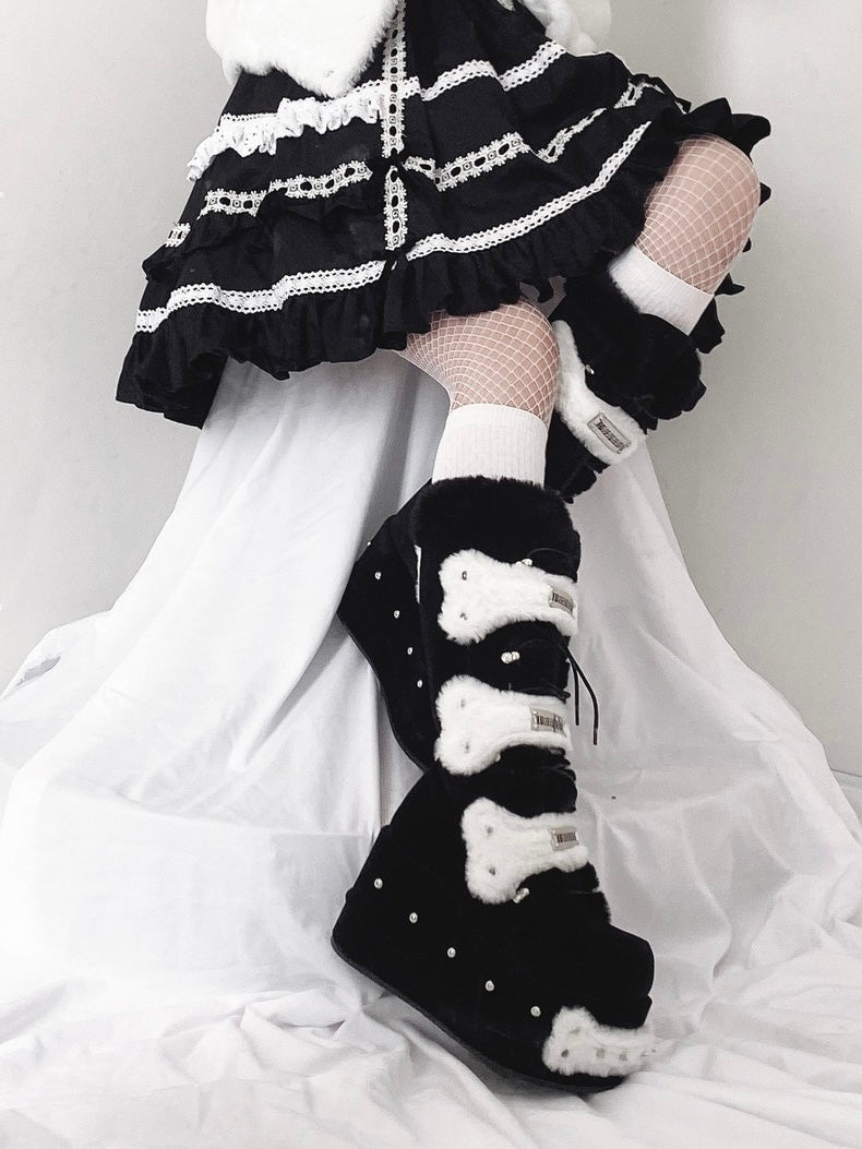 Melting Bones Y2K Chunky Boots