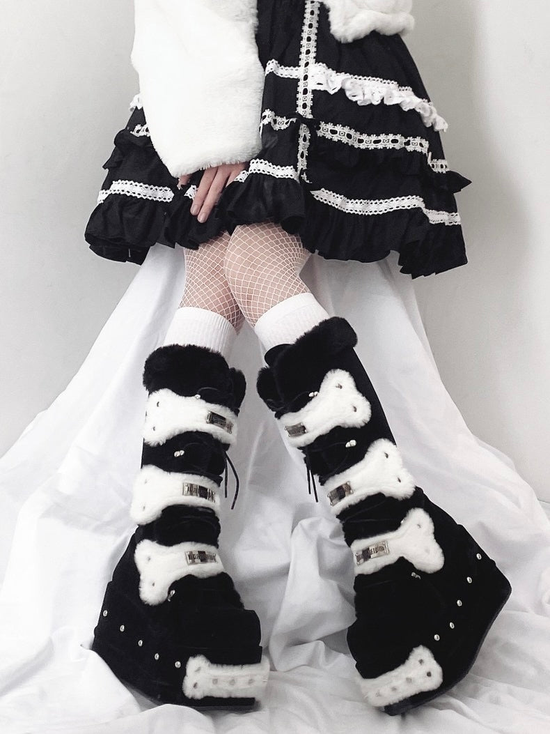 Melting Bones Y2K Chunky Boots