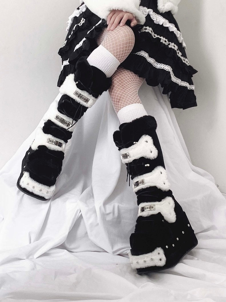 Melting Bones Y2K Chunky Boots