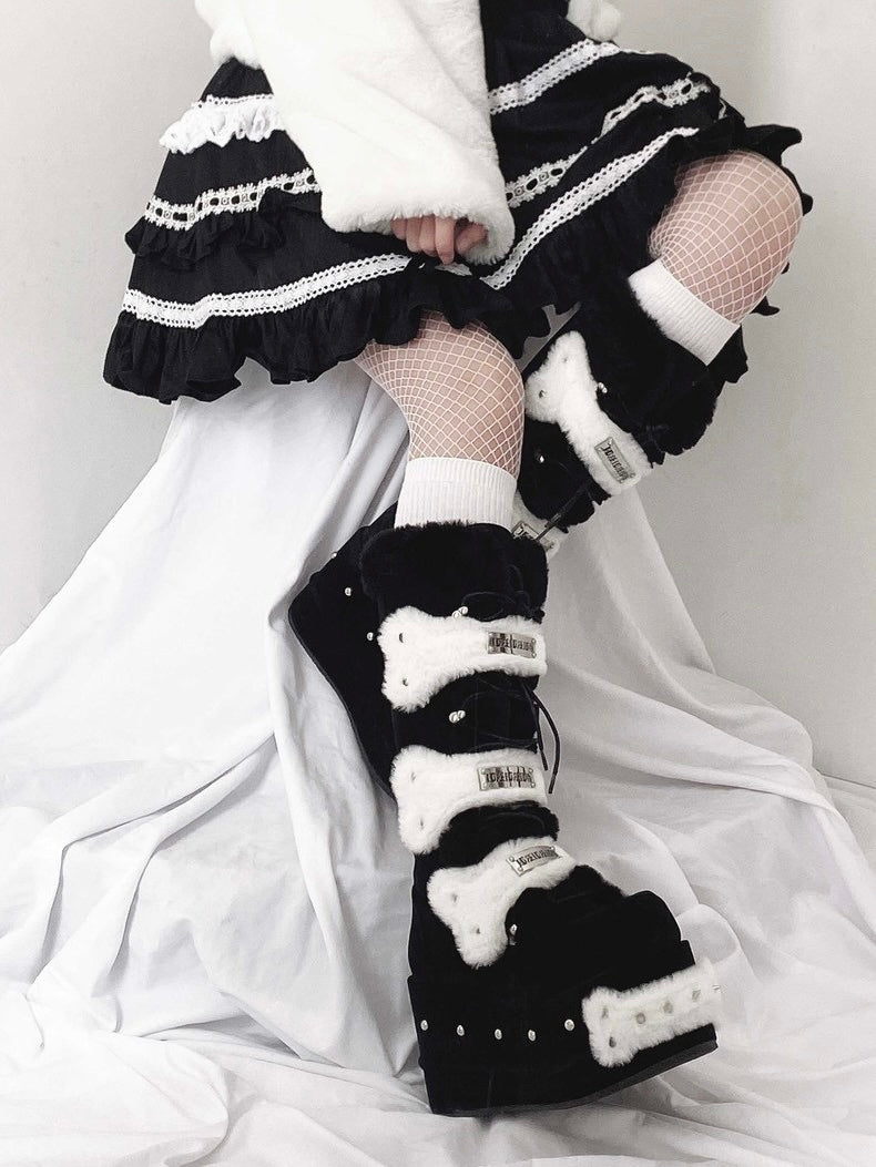 Melting Bones Y2K Chunky Boots