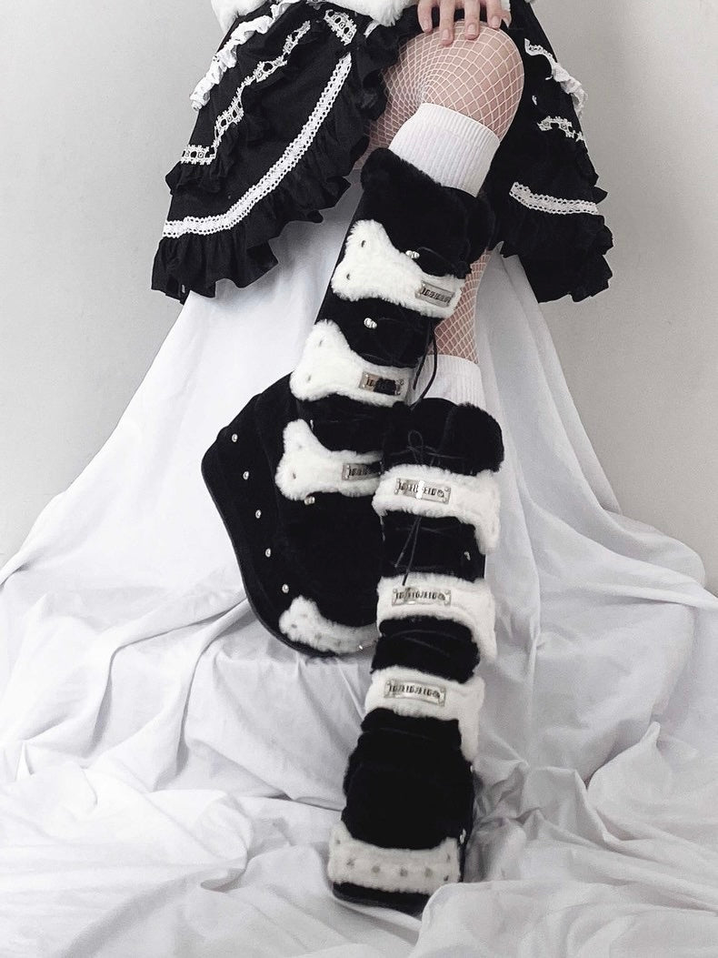 Melting Bones Y2K Chunky Boots