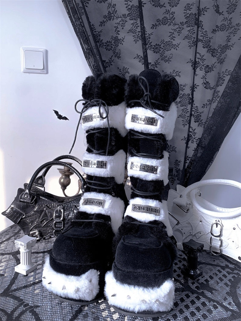 Melting Bones Y2K Chunky Boots