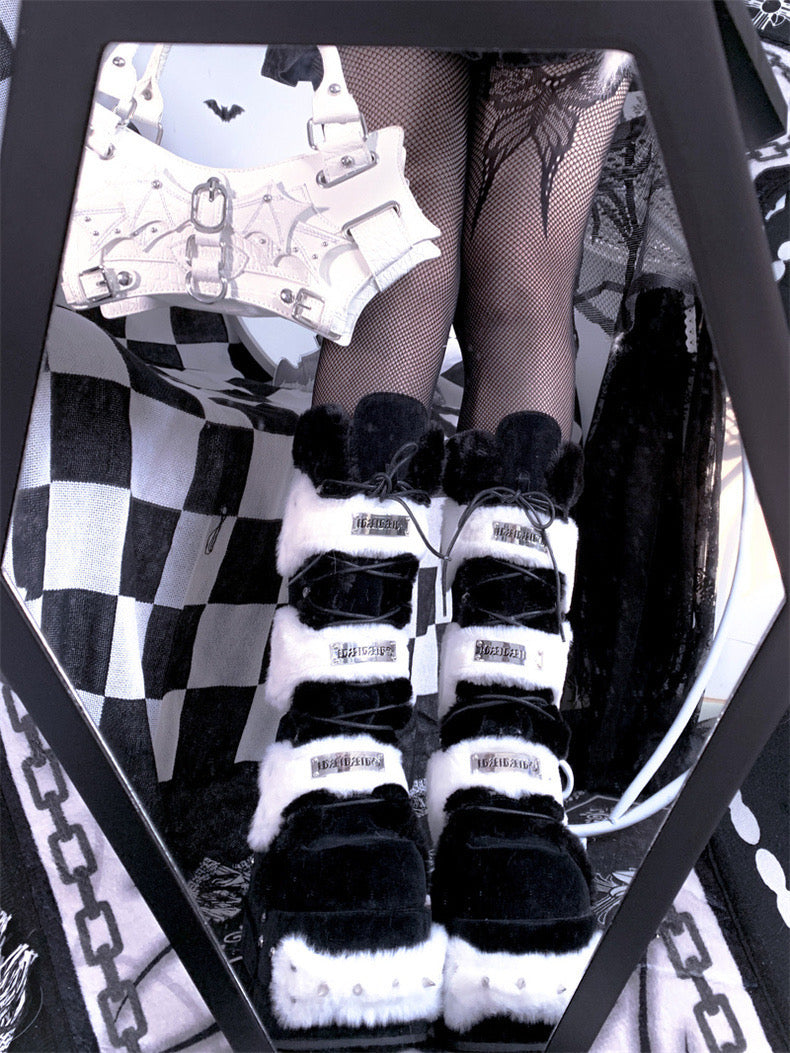 Melting Bones Y2K Chunky Boots