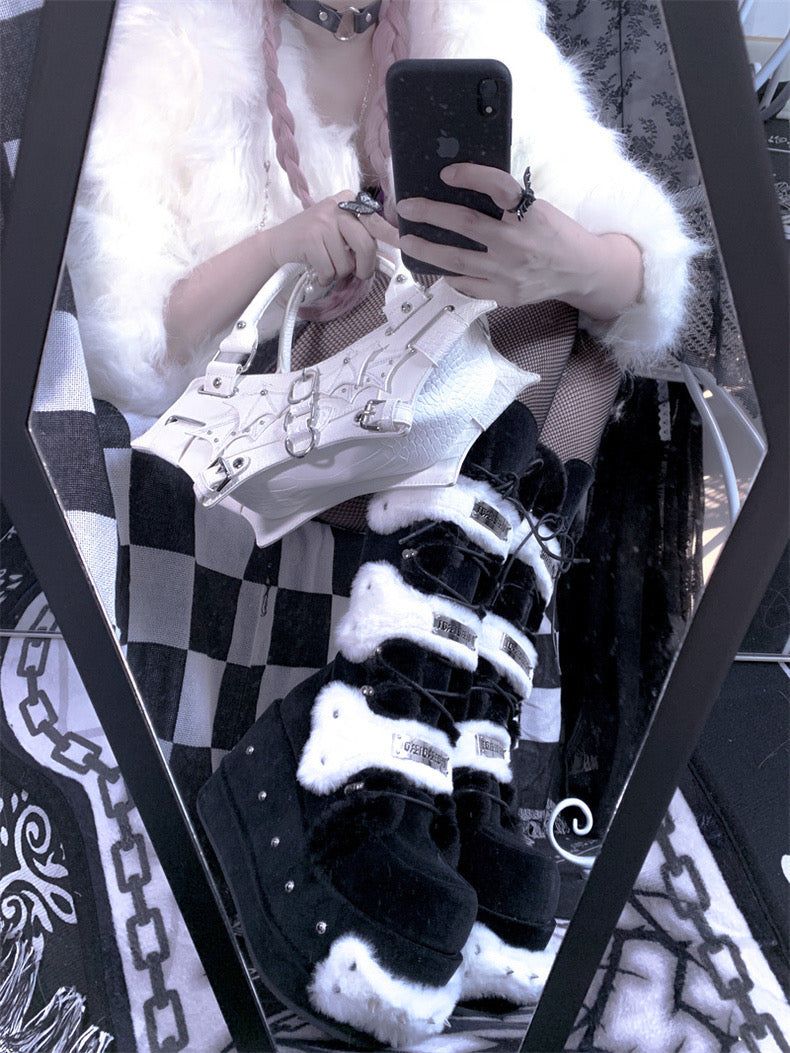 Melting Bones Y2K Chunky Boots