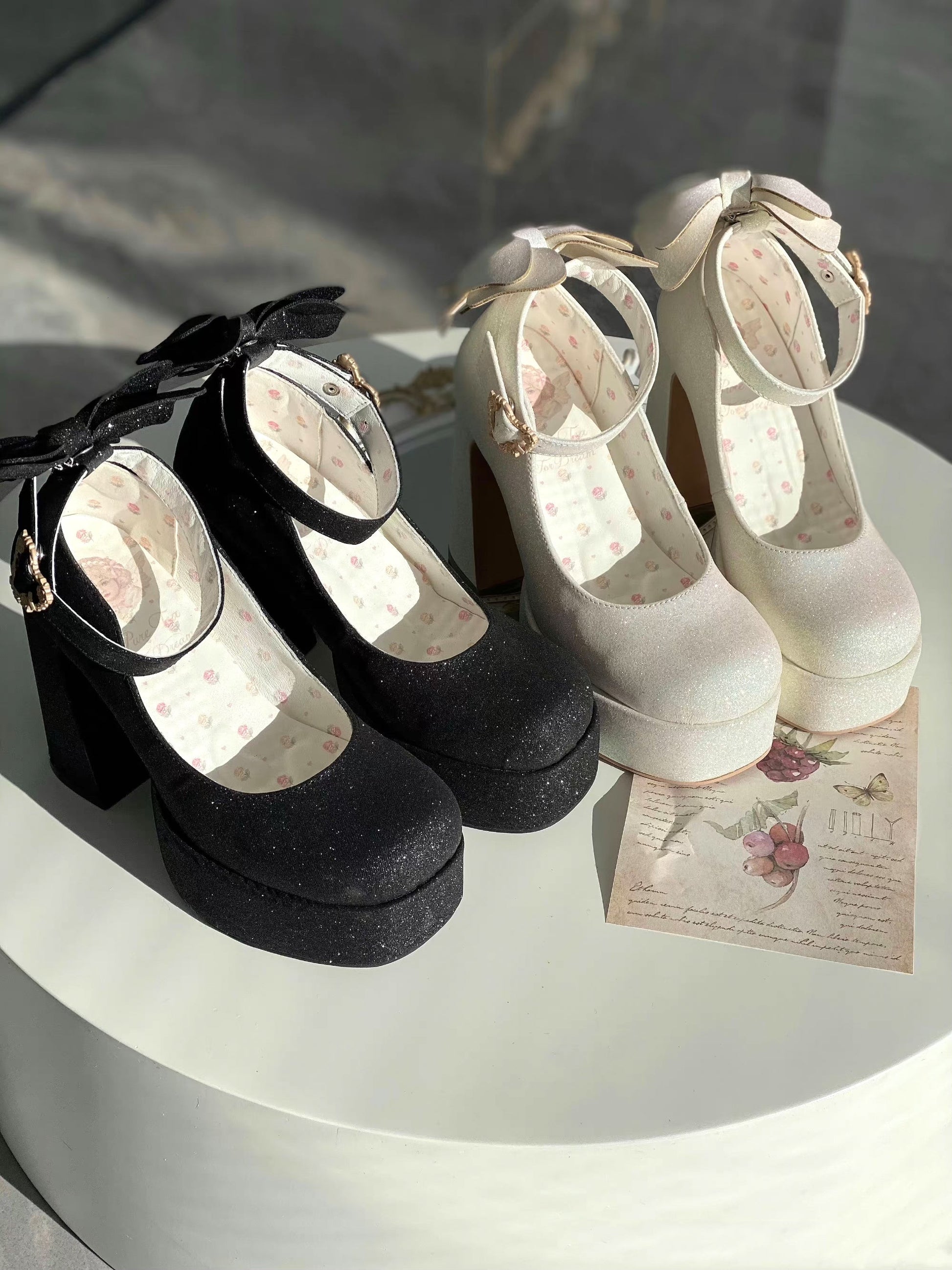 Butterfly Bling High Heels