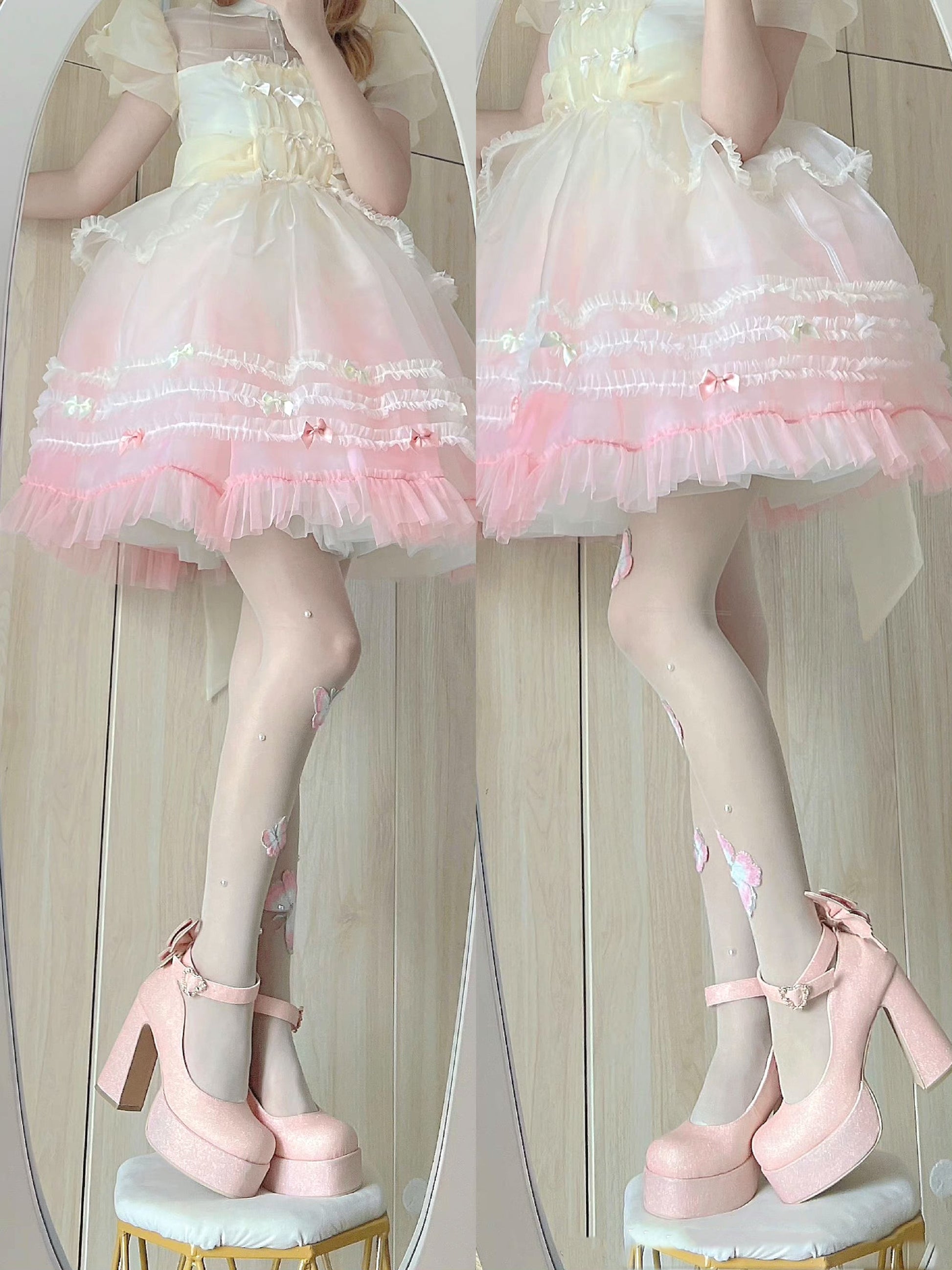 Butterfly Bling High Heels