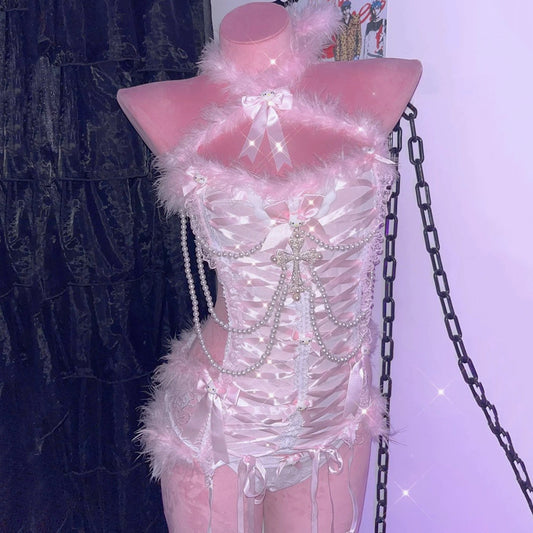 Sweet pink suit