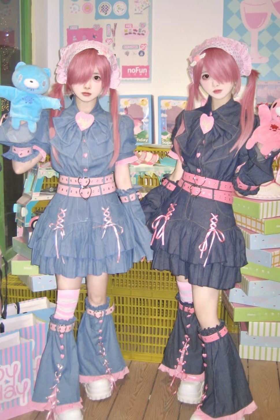 Y2K Sweet Girl Kos Plan Setup 4 -piece Set