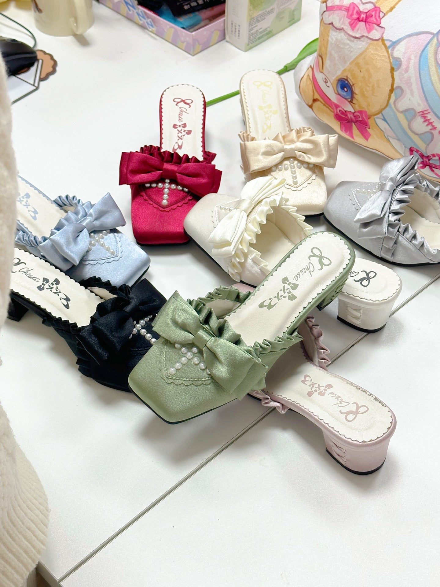 Siren Melody Lace-Up Mules
